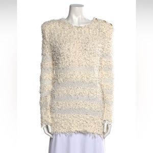 NWOT Balmain sweater with gold button detail